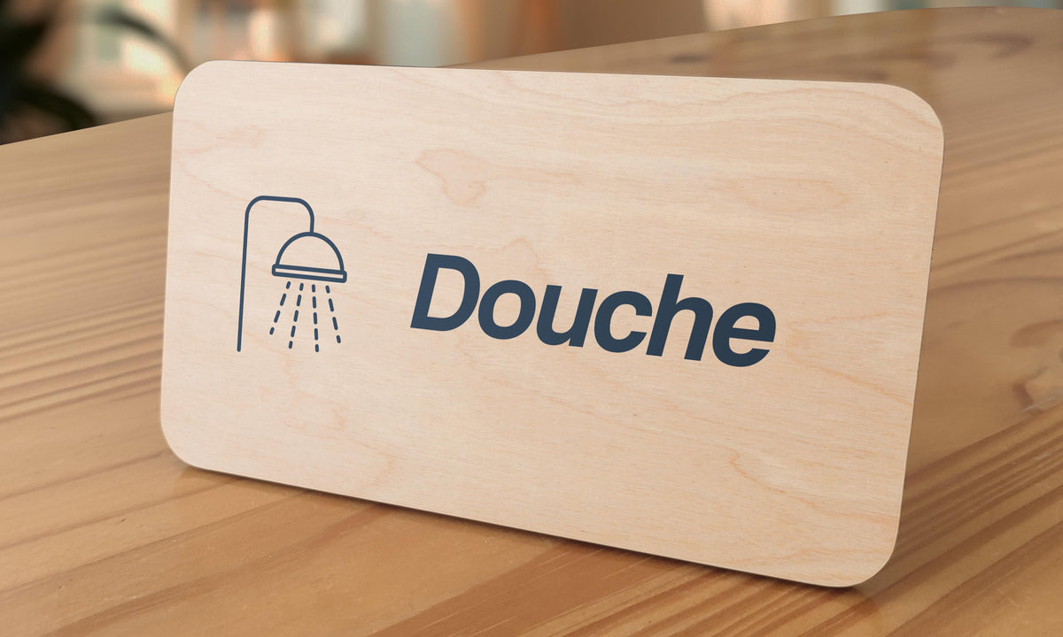 Plaque Douche 155 x 90 mm — Beelive Studio