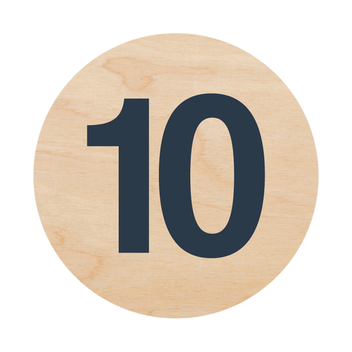 Autocollant n°10 30 x 30 mm — Beelive Studio