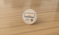 Autocollant Climatisation 30 x 30 mm — Beelive Studio