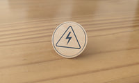 Autocollant Électricité 30 x 30 mm — Beelive Studio