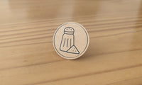 Autocollant Sel 30 x 30 mm — Beelive Studio