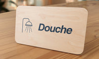 Plaque Douche 155 x 90 mm — Beelive Studio