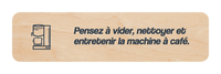 Machine à café - Entretien