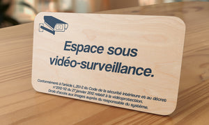 Espace sous vidéo-surveillance