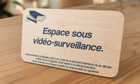 Espace sous vidéo-surveillance