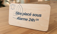 Site placé sous alarme 24h/24