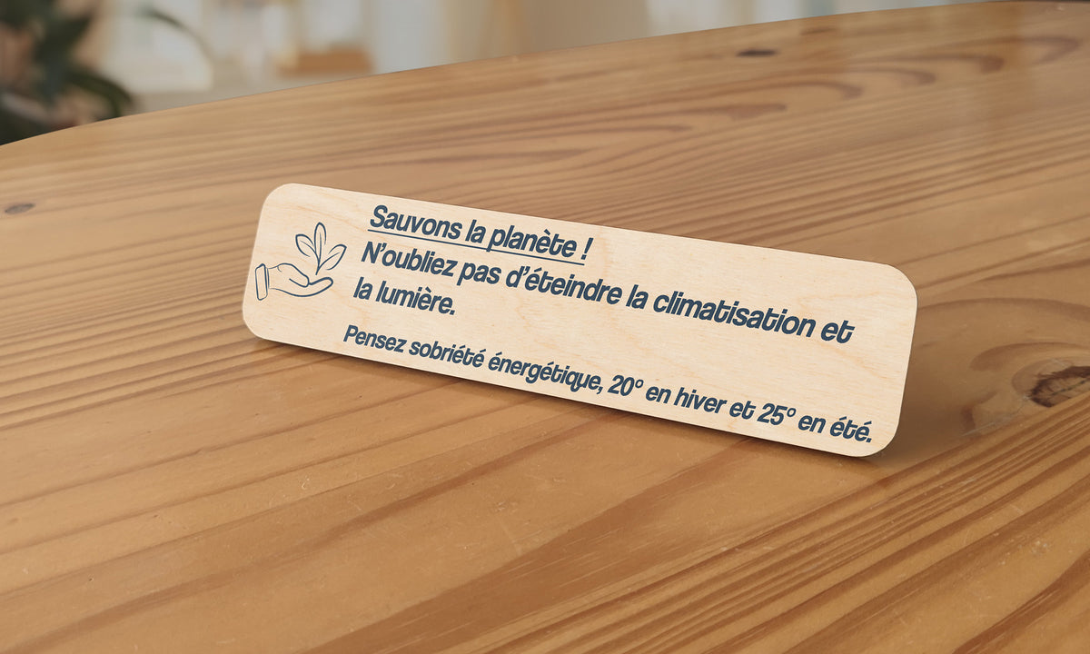 Sauvons la planète - Sobriété