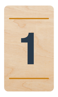 Plaque de porte n°1