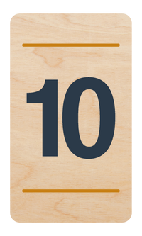 Plaque de porte n°10