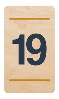 Plaque de porte n°19