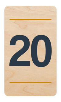 Plaque de porte n°20