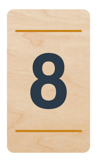 Plaque de porte n°8
